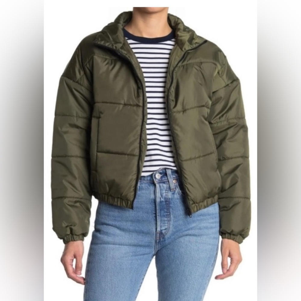 Abound Green Puffer Jacket M
